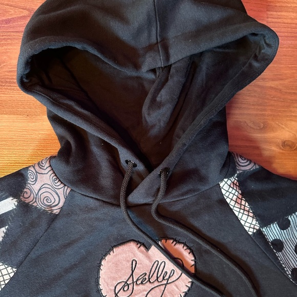 Disney Women's Patchwork Hoodie - Black and Brown - Picture 4 of 12